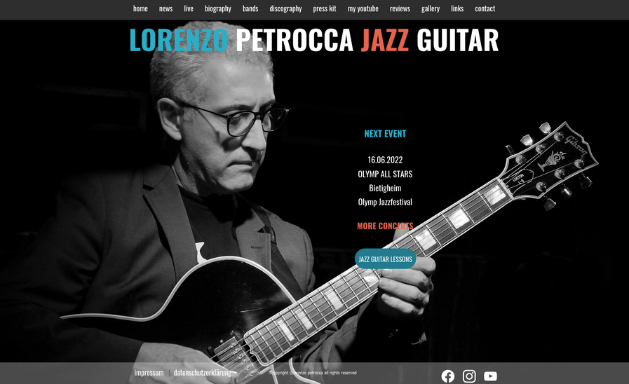website lorenzo petrocca